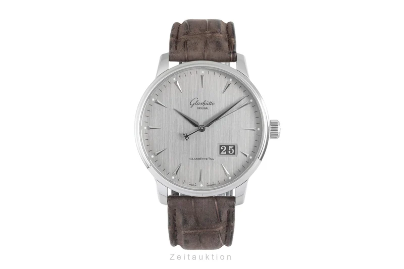Glashütte Senator steel automatic men's watch 1-36-03-03-02-31 LP: 10700EUR [2604282]