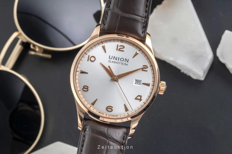 Union Glashütte Noramis 18 ct red gold automatic men's watch D900.407.A [2604248]