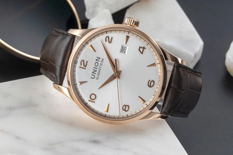 Union Glashütte Noramis 18 ct red gold automatic men's watch D900.407.A [2604248]