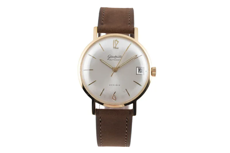 Glashütte Automat gilt-brass automatic men's watch Vintage [2604199]