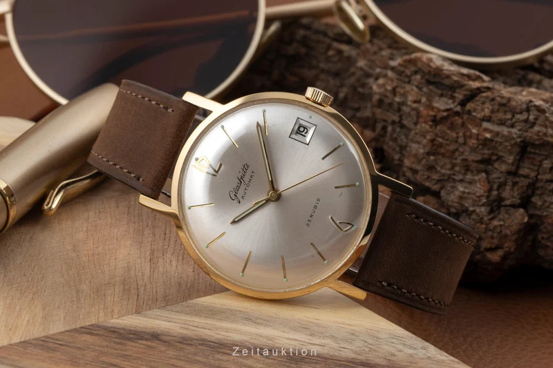 Glashütte Automat gilt-brass automatic men's watch Vintage [2604199]