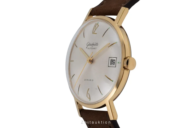 Glashütte Automat gilt-brass automatic men's watch Vintage [2604199]