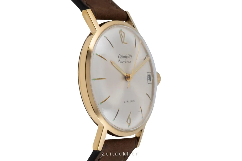 Glashütte Automat gilt-brass automatic men's watch Vintage [2604199]