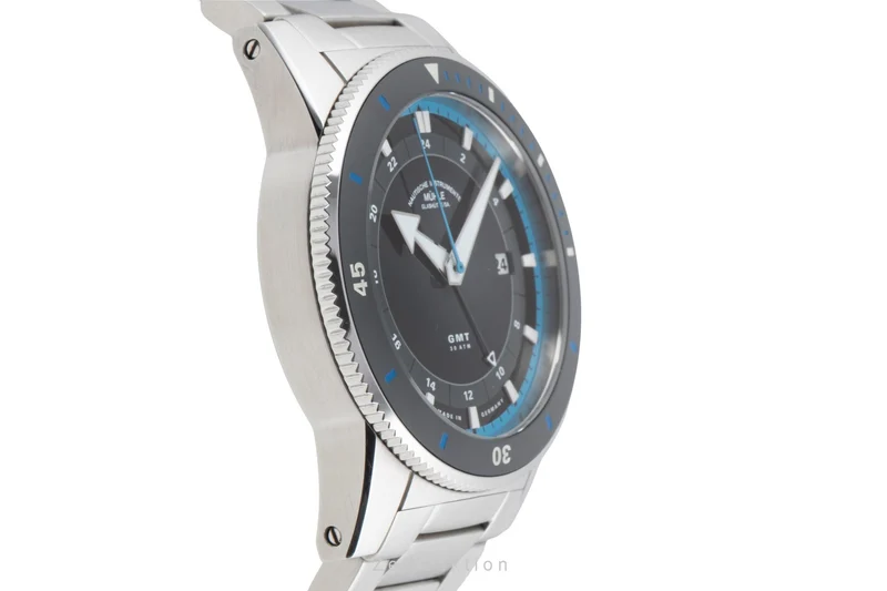 Mühle Sportivo Travel GMT steel automatic men's watch M1-52-13 MB LP: 2950EUR [2604311]