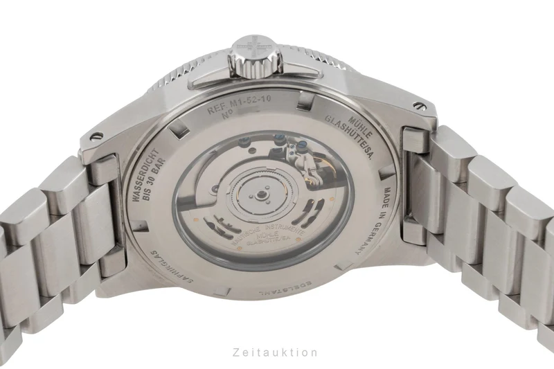 Mühle Sportivo Travel GMT steel automatic men's watch M1-52-13 MB LP: 2950EUR [2604311]