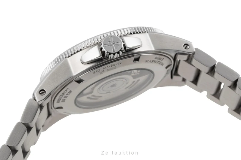 Mühle Sportivo Travel GMT steel automatic men's watch M1-52-13 MB LP: 2950EUR [2604311]