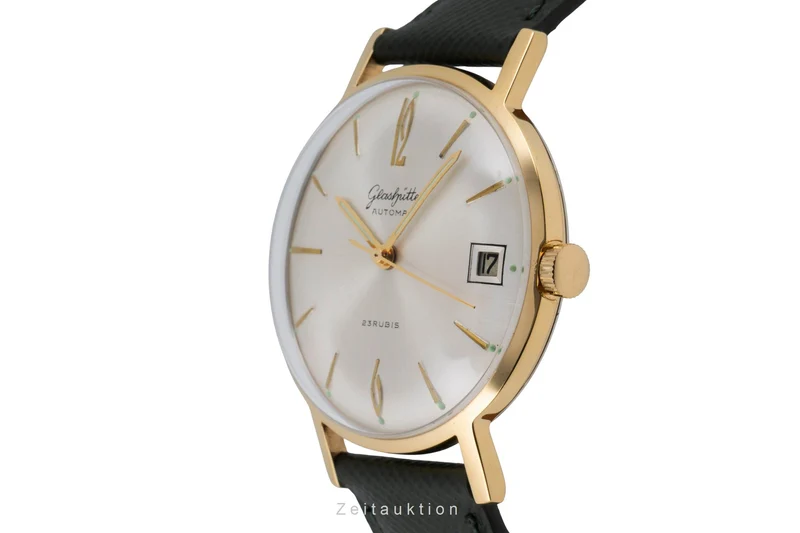 Glashütte Automat gilt-brass automatic men's watch Vintage [2604200]