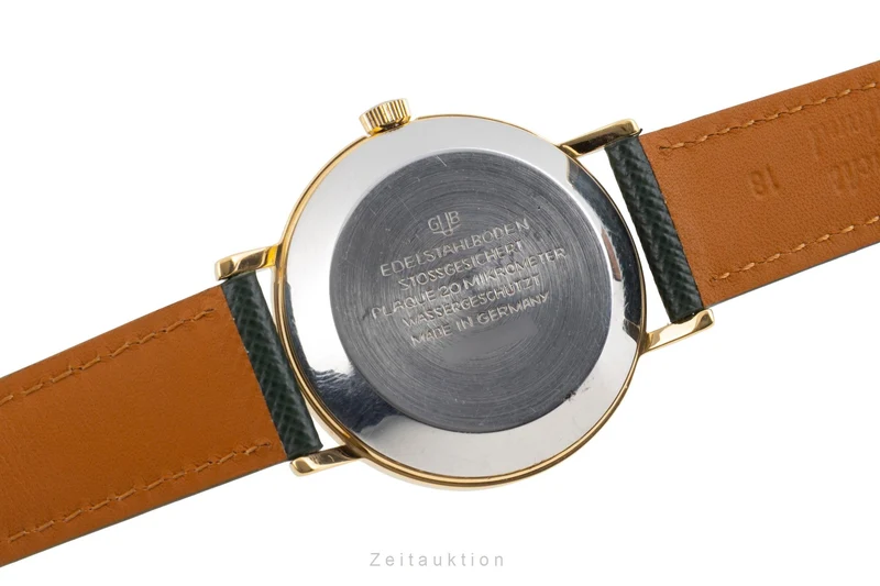 Glashütte Automat gilt-brass automatic men's watch Vintage [2604200]