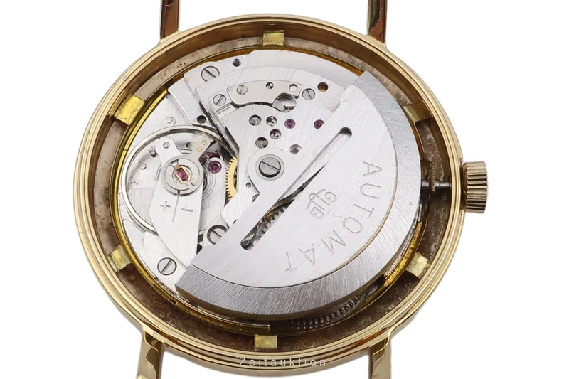 Glashütte Automat gilt-brass automatic men's watch Vintage [2604200]