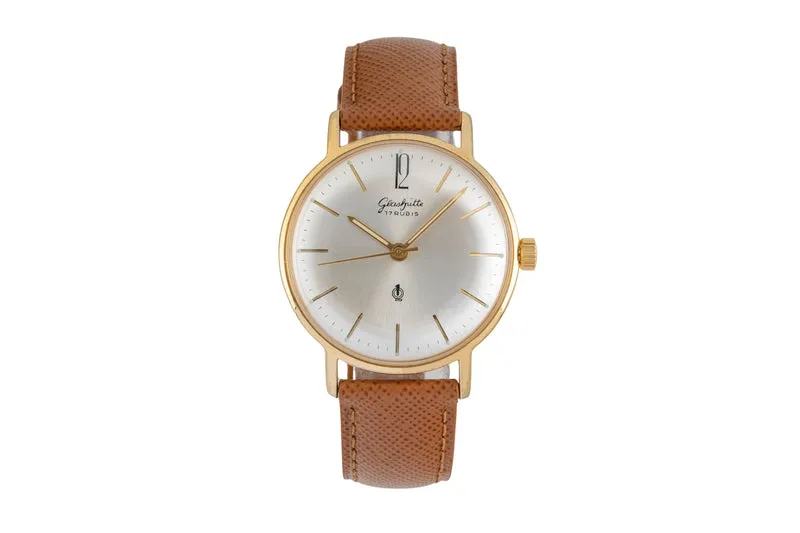 Glashütte gilt-brass manual winding men's watch Vintage [2604196]