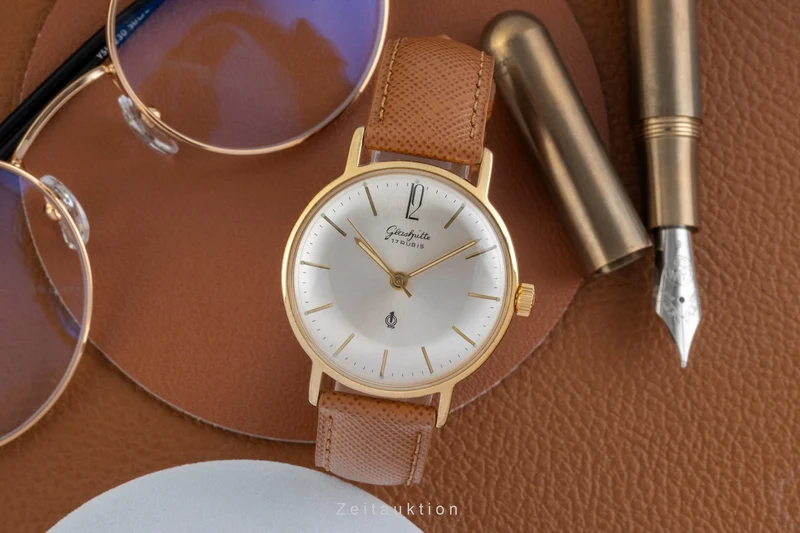 Glashütte gilt-brass manual winding men's watch Vintage [2604196]