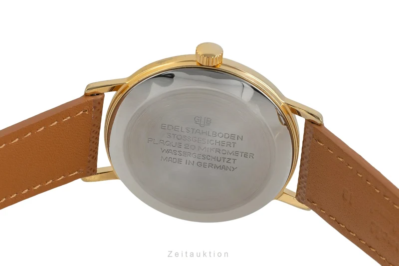 Glashütte gilt-brass manual winding men's watch Vintage [2604196]
