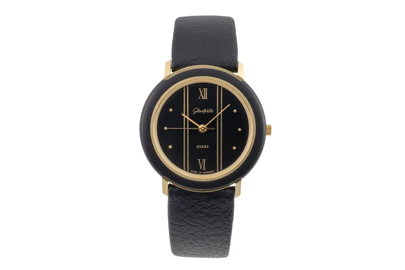 Glashütte gilt-brass quartz men's watch Vintage [2604155]