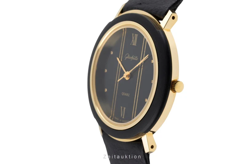 Glashütte gilt-brass quartz men's watch Vintage [2604155]
