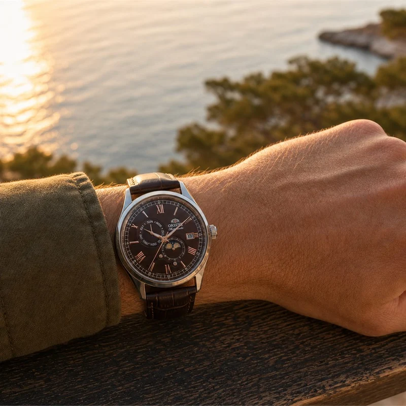 Orient Bambino Sun & Moon RA-AK0804Y30B