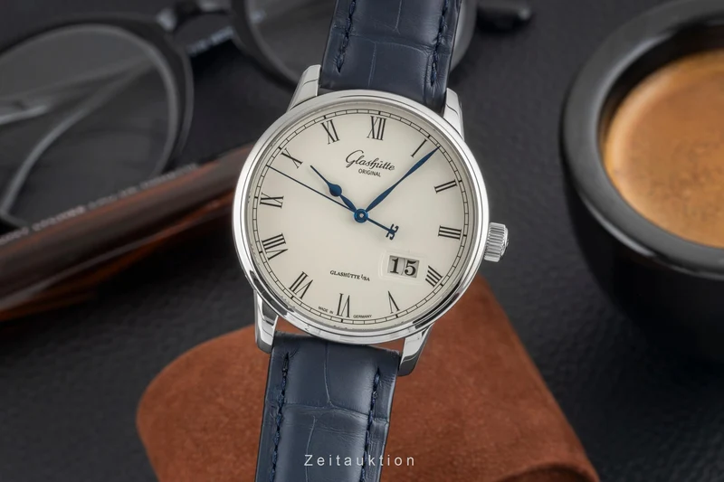 Glashütte Senator steel automatic men's watch 100-03-32-42-04 [2604078]