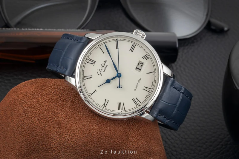 Glashütte Senator steel automatic men's watch 100-03-32-42-04 [2604078]
