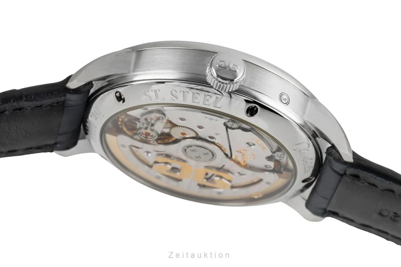 Glashütte Senator steel automatic men's watch 100-03-32-42-04 [2604078]