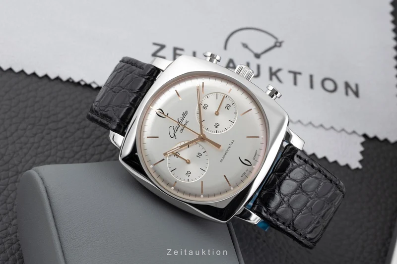 Glashütte Senator Sixties chronograph steel automatic men's watch 1-39-34-03-32-04 [2604069]