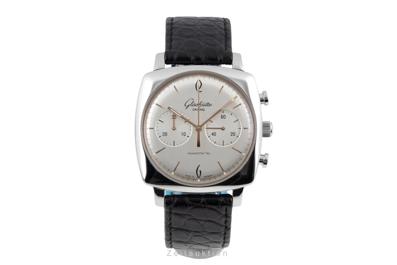 Glashütte Senator Sixties chronograph steel automatic men's watch 1-39-34-03-32-04 [2604069]