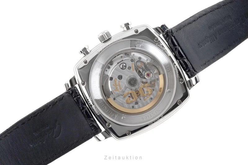 Glashütte Senator Sixties chronograph steel automatic men's watch 1-39-34-03-32-04 [2604069]