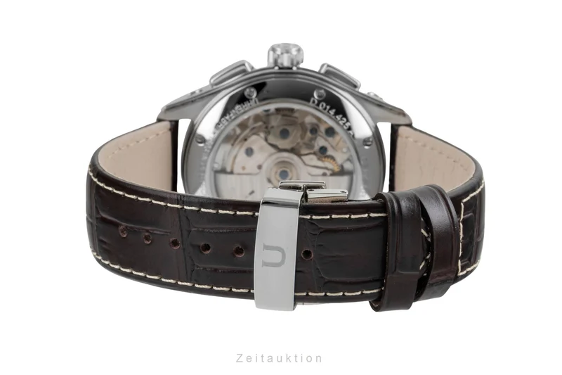 Union Glashütte Belisar chronograph steel automatic men's watch D014.425.16.017.00 LP: 3600EUR [2603982]