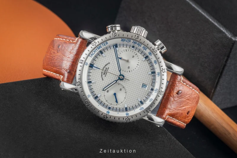 Mühle Teutonia I chronograph steel automatic men's watch M1-29-65-200LB [2603813]