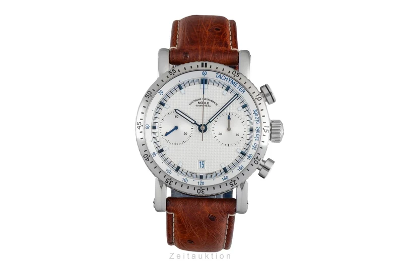 Mühle Teutonia I chronograph steel automatic men's watch M1-29-65-200LB [2603813]