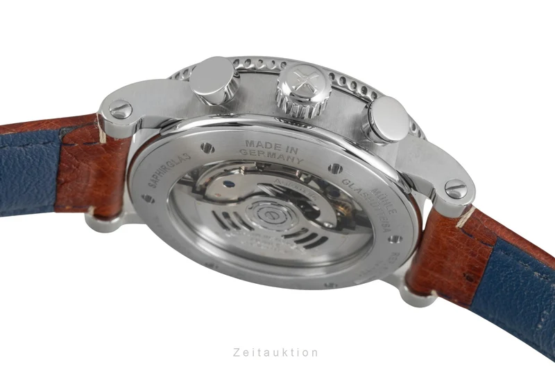 Mühle Teutonia I chronograph steel automatic men's watch M1-29-65-200LB [2603813]