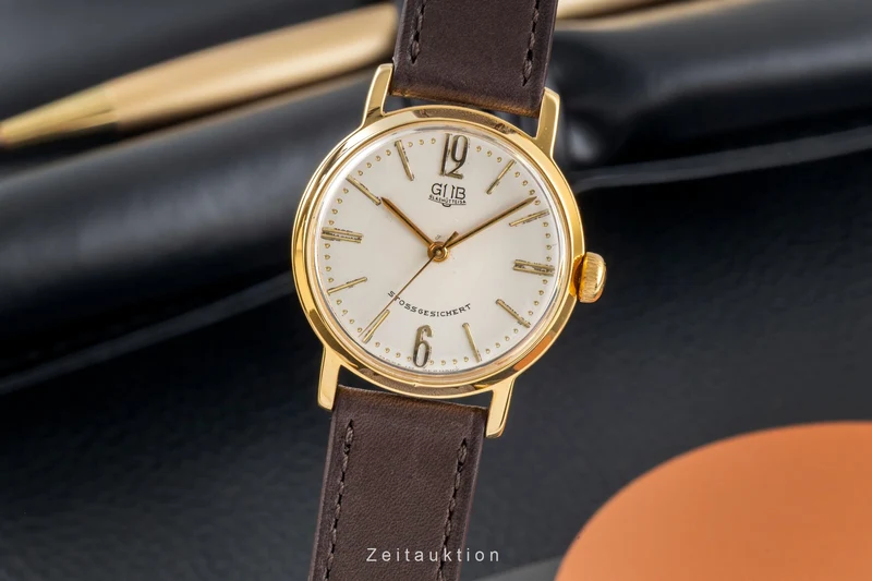 Glashütte gilt-brass manual winding men's watch Vintage [2603817]