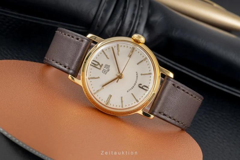 Glashütte gilt-brass manual winding men's watch Vintage [2603817]