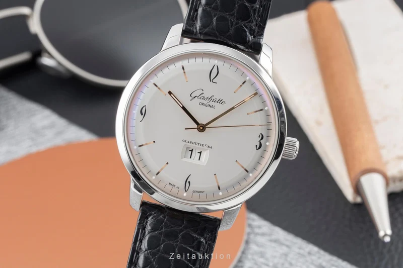 Glashütte Sixties steel automatic men's watch 2-39-47-01-02-04 LP: 8800EUR [2603911]