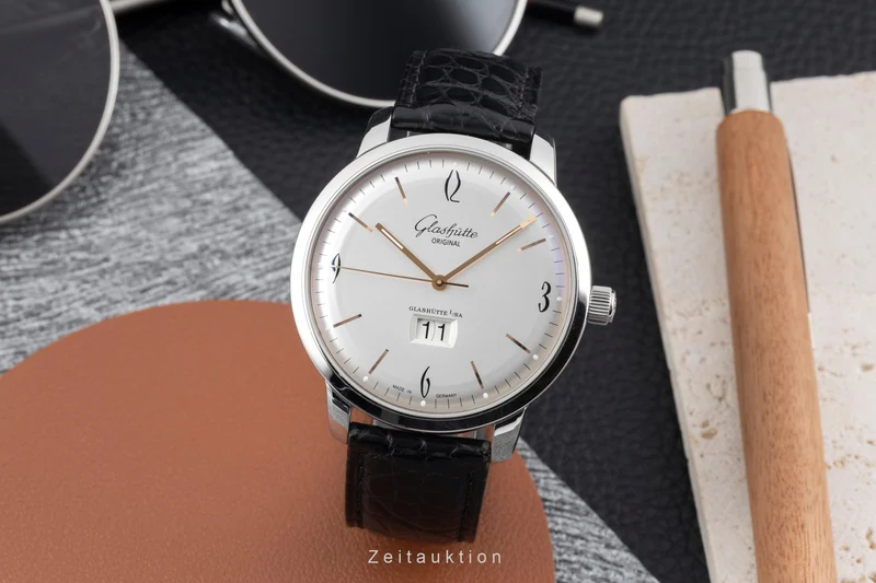 Glashütte Sixties steel automatic men's watch 2-39-47-01-02-04 LP: 8800EUR [2603911]