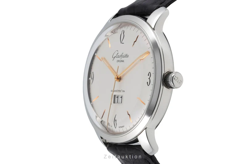 Glashütte Sixties steel automatic men's watch 2-39-47-01-02-04 LP: 8800EUR [2603911]