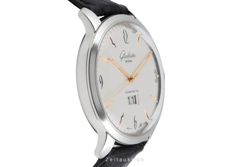 Glashütte Sixties steel automatic men's watch 2-39-47-01-02-04 LP: 8800EUR [2603911]