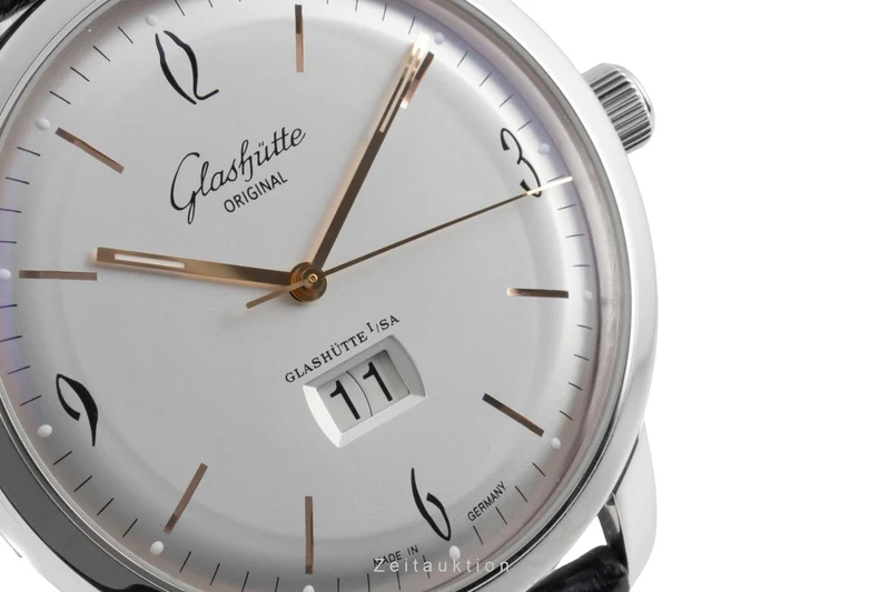 Glashütte Sixties steel automatic men's watch 2-39-47-01-02-04 LP: 8800EUR [2603911]