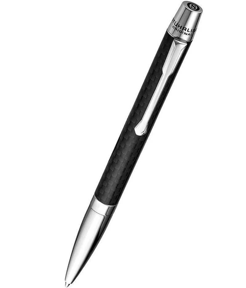 Stührling Javelin Black Carbon Twist-Action Ballpoint Pen
