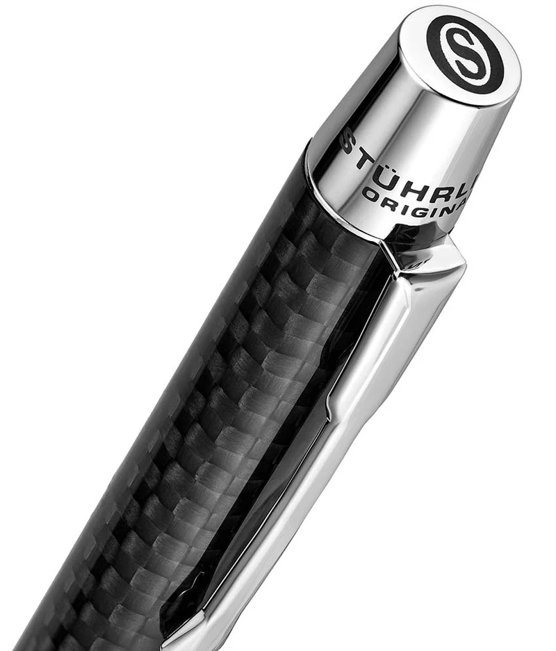 Stührling Javelin Black Carbon Twist-Action Ballpoint Pen
