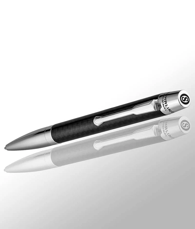 Stührling Javelin Black Carbon Twist-Action Ballpoint Pen