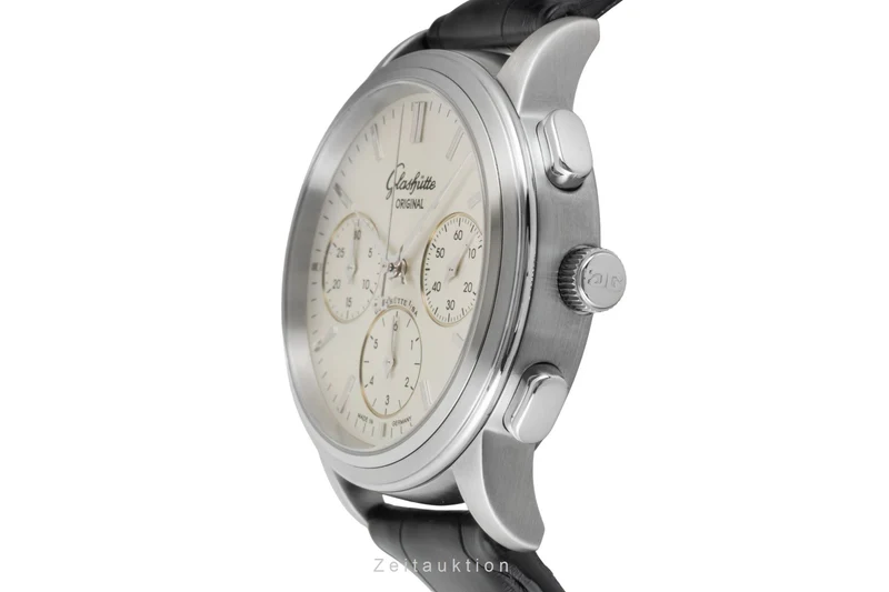 Glashütte Senator chronograph steel automatic men's watch 1-39-31-11-13-04 [2603951]