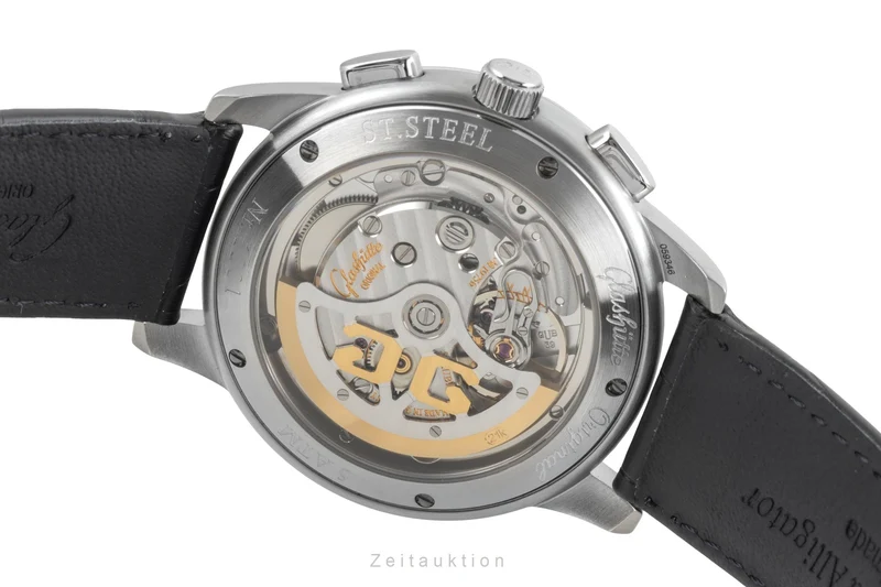 Glashütte Senator chronograph steel automatic men's watch 1-39-31-11-13-04 [2603951]