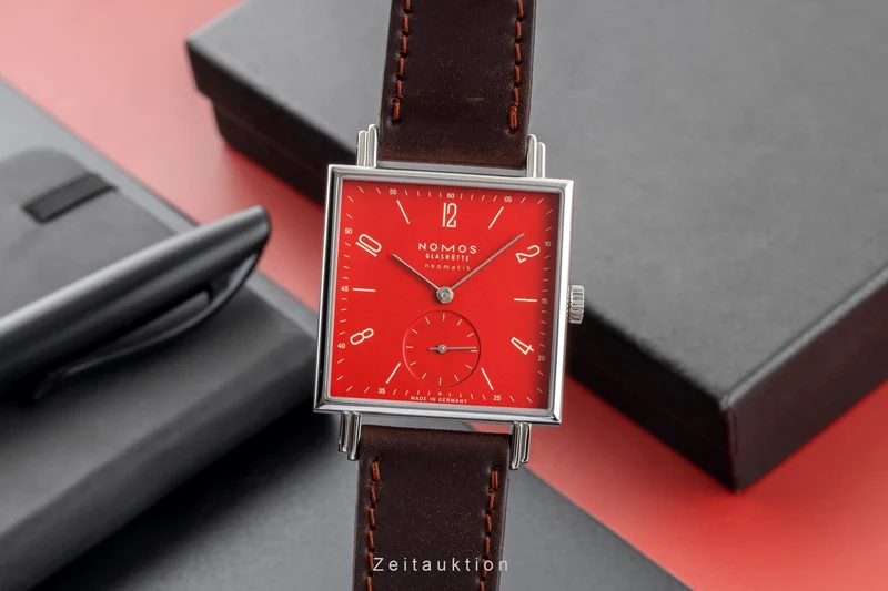 Nomos Tetra steel automatic men's watch 421.S2 Limited [2603869]