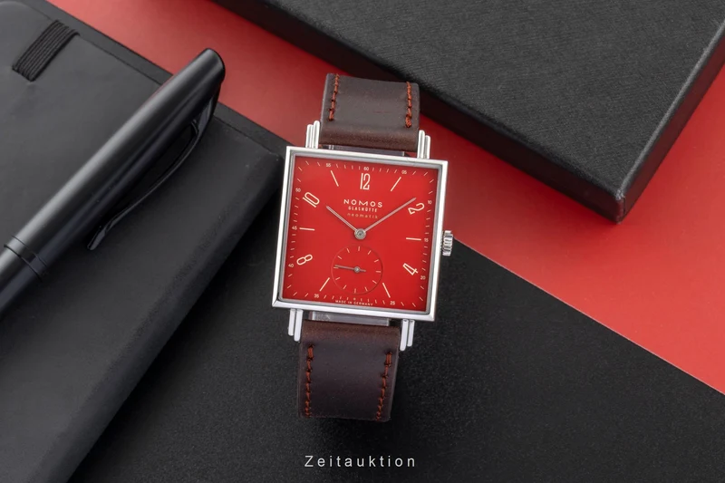 Nomos Tetra steel automatic men's watch 421.S2 Limited [2603869]