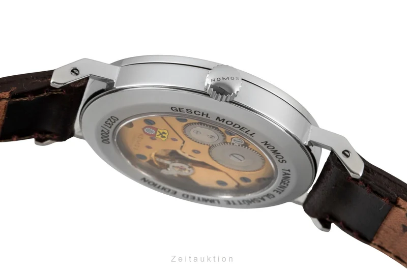 Nomos Tangente steel manual winding men's watch Tangente Glashütte Limited [2603760]