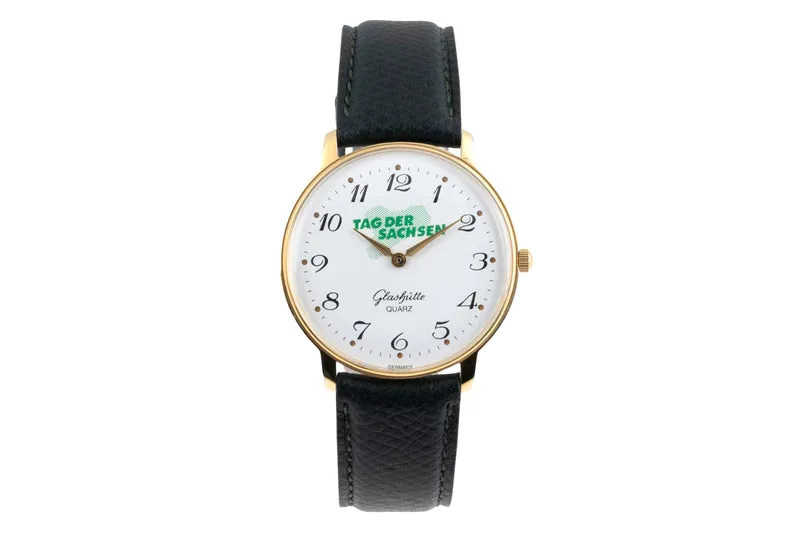 Glashütte gold-plated quartz unisex [2603575]