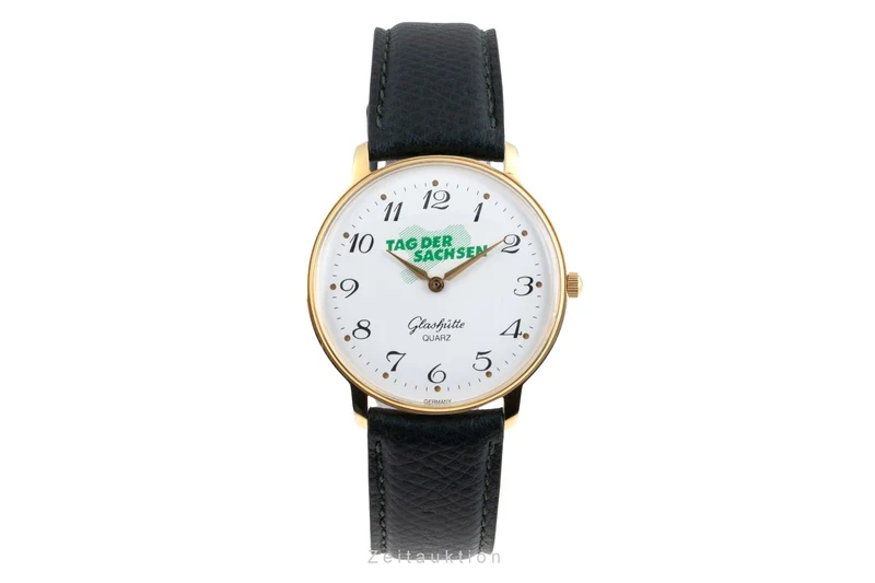 Glashütte gold-plated quartz unisex [2603575]