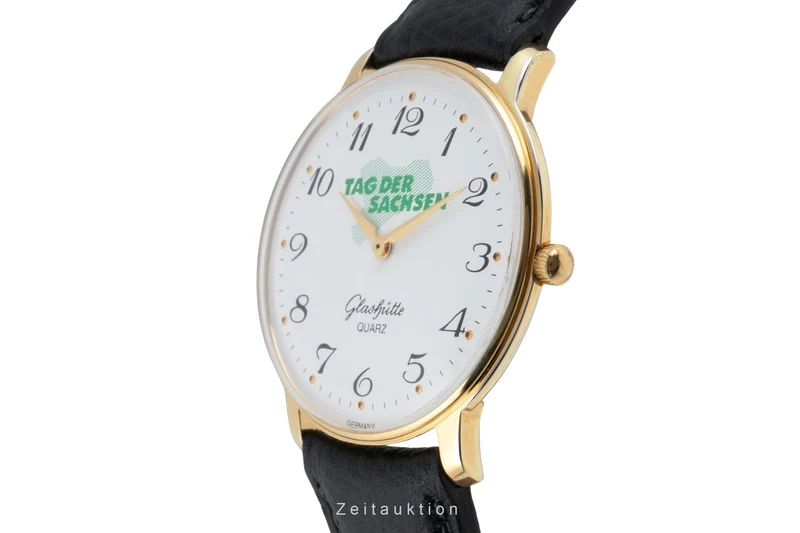 Glashütte gold-plated quartz unisex [2603575]