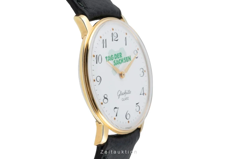 Glashütte gold-plated quartz unisex [2603575]