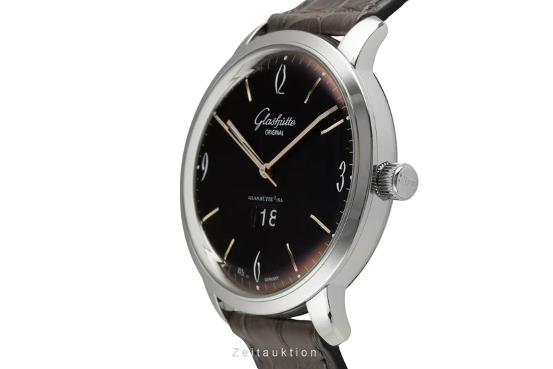 Glashütte Senator Sixties steel automatic men's watch 2-39-47-03-02-04 LP: 8800EUR [2603544]