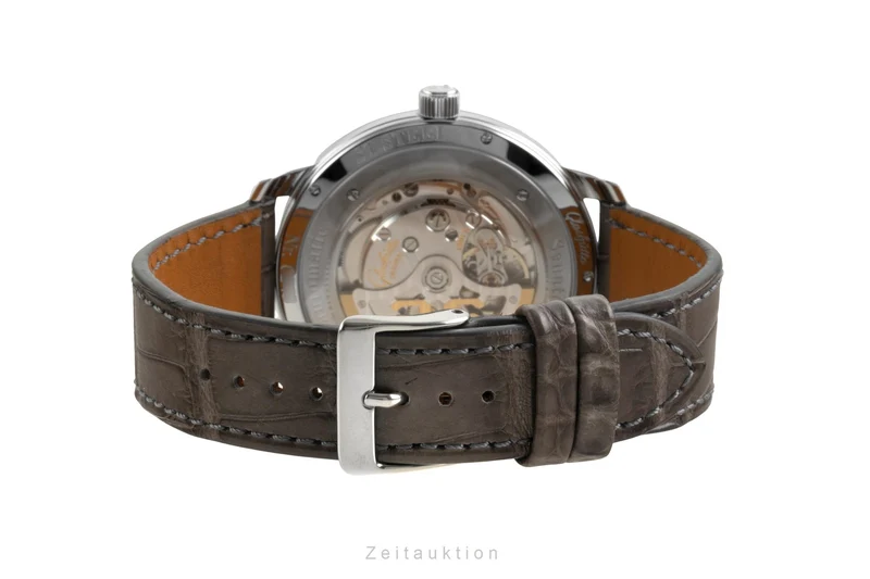 Glashütte Senator Sixties steel automatic men's watch 2-39-47-03-02-04 LP: 8800EUR [2603544]